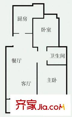 馨樂(lè)園戶型圖戶型圖 2室2廳1衛(wèi)1廚