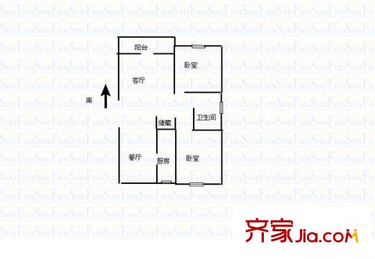 浦發(fā)春暉新苑（未滿三年動遷房）  戶型圖