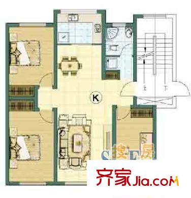 上海 晶波坊 戶型圖
