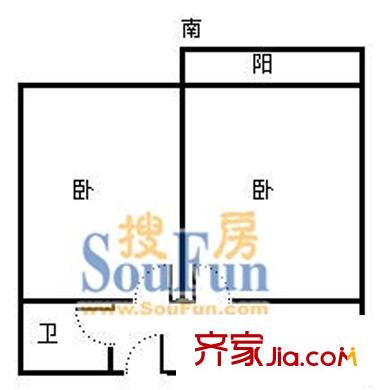 岚皋西路145弄小区户型图上海 岚皋西路145弄 户型图 2室1卫1厨