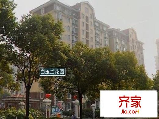 白玉兰花园外景图