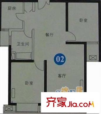 上海 虹叶花苑一期 户型图221