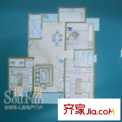 華業(yè)翠都C 3室2廳2衛(wèi)1廚