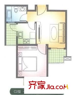 解放街小区户型图户型图 1室1厅1卫1厨