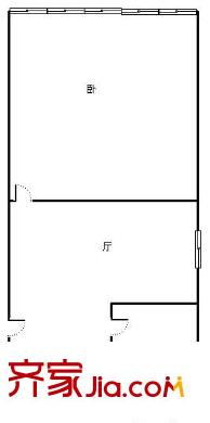 金橋好人家 1室 戶型圖