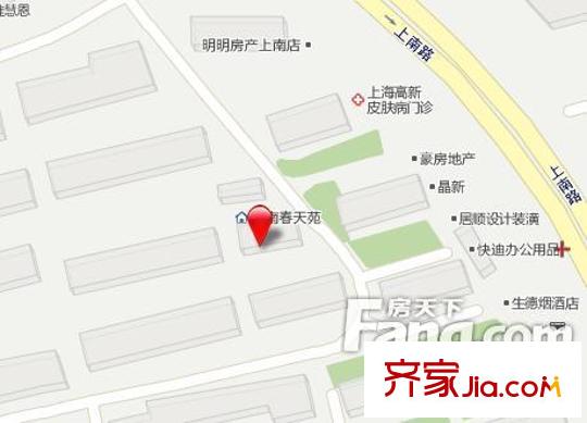 楊南新村交通圖