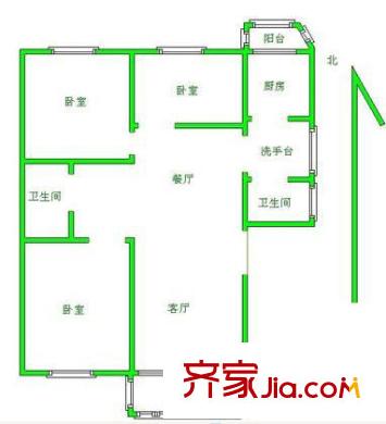 上海 錦繡苑 戶型圖