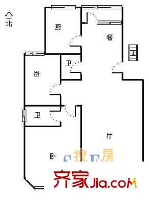 上海 新德公寓 戶型圖