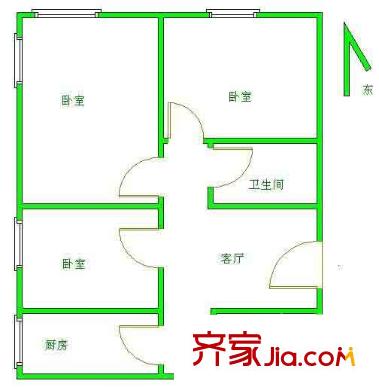 上海 新德公寓 戶型圖