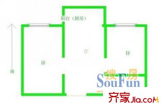 上海 涇西一村 戶型圖