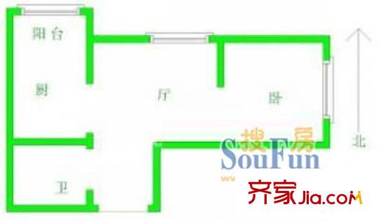 上海 涇西一村 戶型圖
