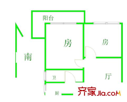 上海 梅川二街坊 户型图