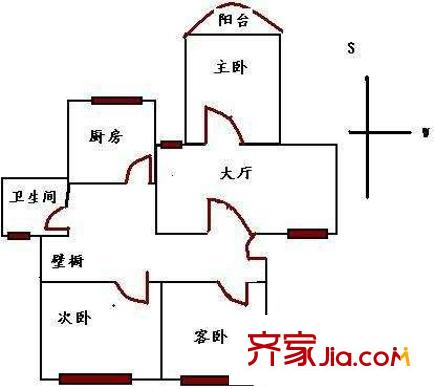 上海 春港麗園 戶型圖