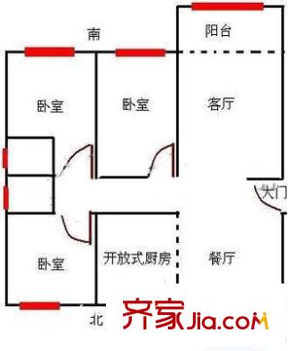 上海 春港麗園 戶型圖