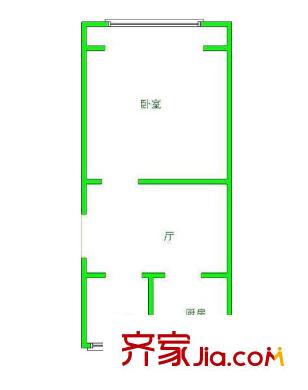 虹园六村1室1厅1卫1厨