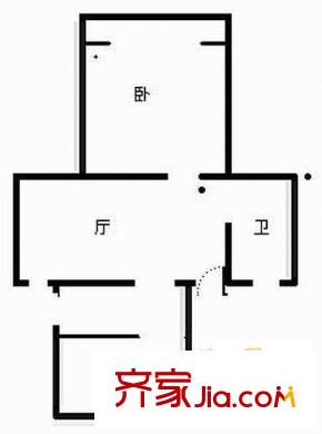 虹园六村2室1厅1卫1厨