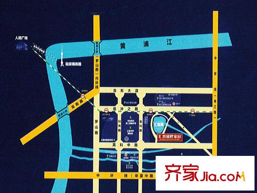匯智湖畔家園交通圖