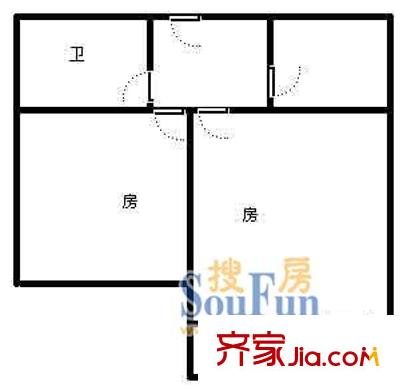 上海 東園四村 戶型圖
