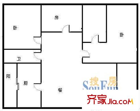 上海 東園四村 戶型圖