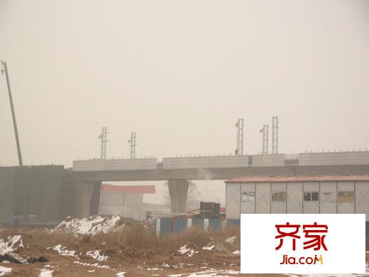 万年生态城・园博府工地实景2013.1