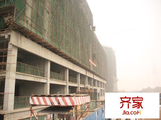 万年生态城・园博府工地实景2013.1