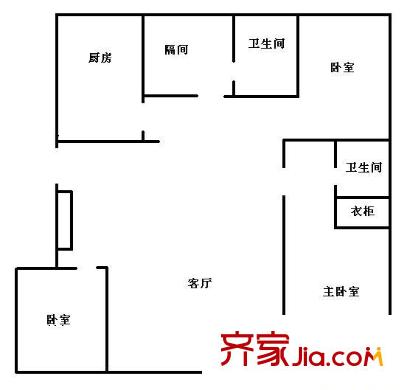 上海 金唐公寓 戶型圖