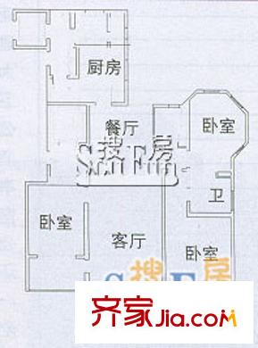 上海 华丽家族古北花园 户型图