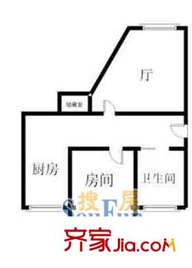 上海 宝石公寓 户型图