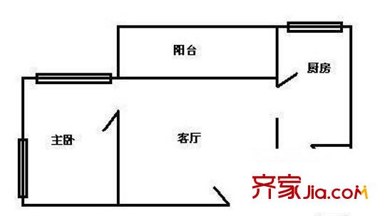 金灣佳園戶型圖戶型圖 1室1廳1衛(wèi)1廚
