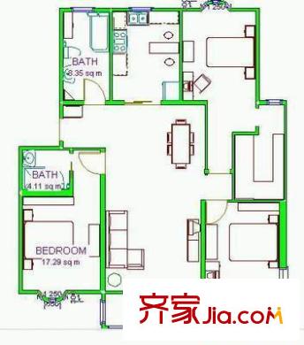 上海 海德苑 戶型圖