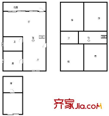 上海 春天花园 户型图