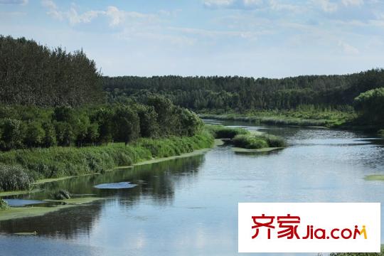 北辰红橡墅周边配套-温榆河