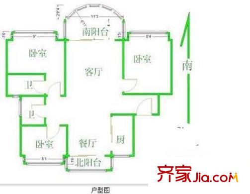 上海文化馨苑戶型圖