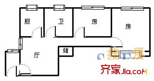 上海 金橋一景二期 戶型圖
