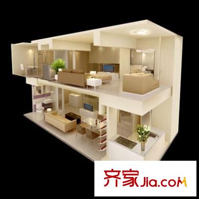 綠地峰匯戶型圖B戶型 2室2廳2衛(wèi)