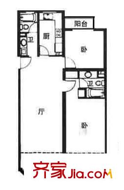 上海 新华豪庭 户型图