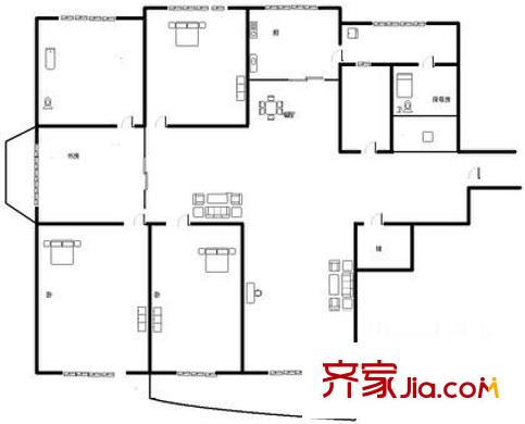 上海 新华豪庭 户型图