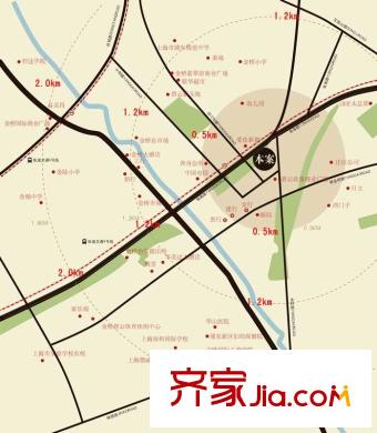 碧云公館公寓交通圖