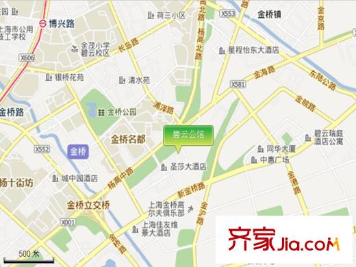 碧云公館公寓交通圖電子地圖