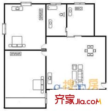 曹杨汽车公寓 户型图