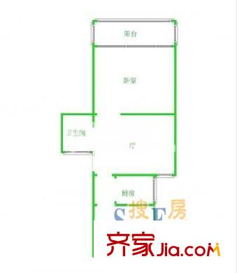 上海 黃山二村 戶型圖