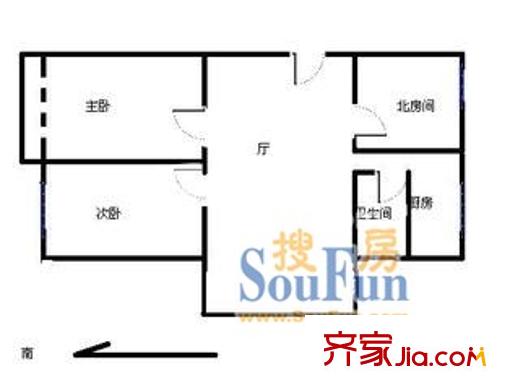 上海 黃山二村 戶型圖