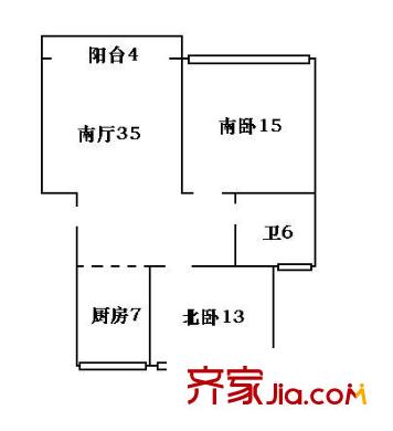 上海 浦江风景苑 户型图