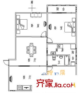 上海 黃山二村 戶型圖