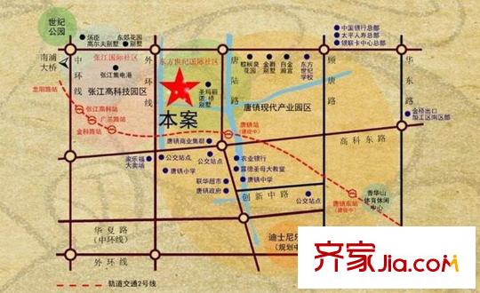 畢加索園墅區(qū)位示意圖