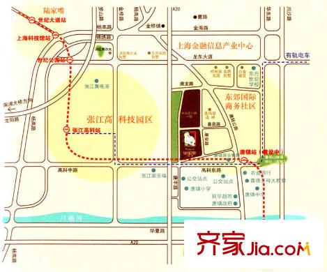 畢加索園墅交通圖