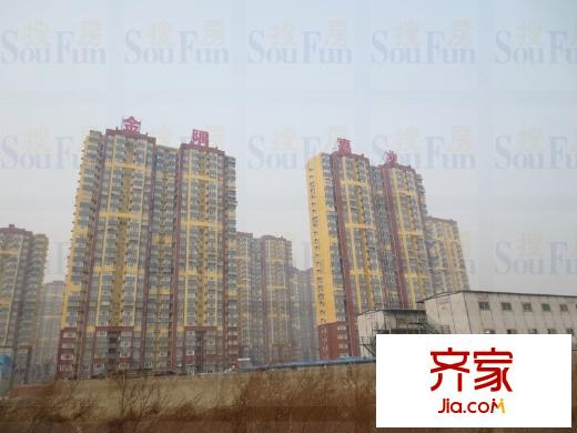 金隅汇景苑施工现场2014.2.14