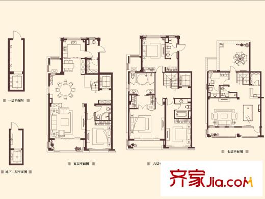 上海星光域叠墅上叠 4室3厅5卫