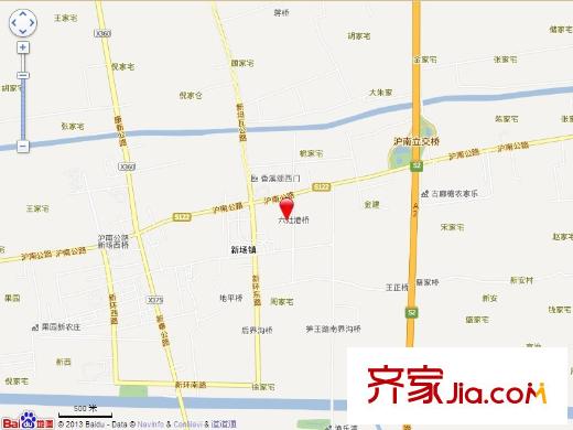 絲廬雅苑別墅地圖