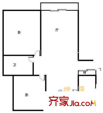 上海 生安花苑 戶型圖
